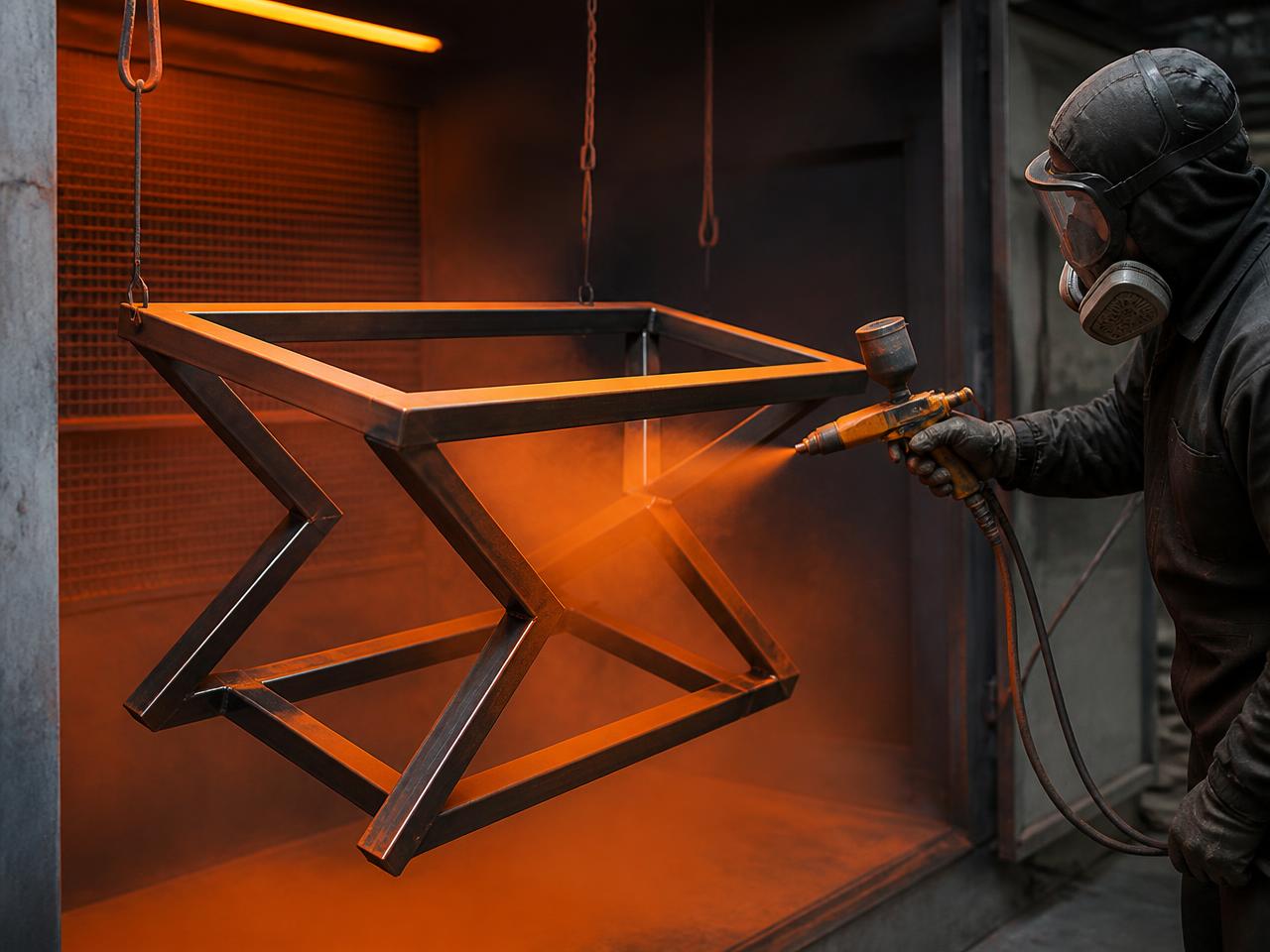 Steel in team colors
